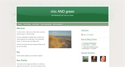 Desktop Screenshot of chicandgreen.com