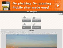 Tablet Screenshot of chicandgreen.com